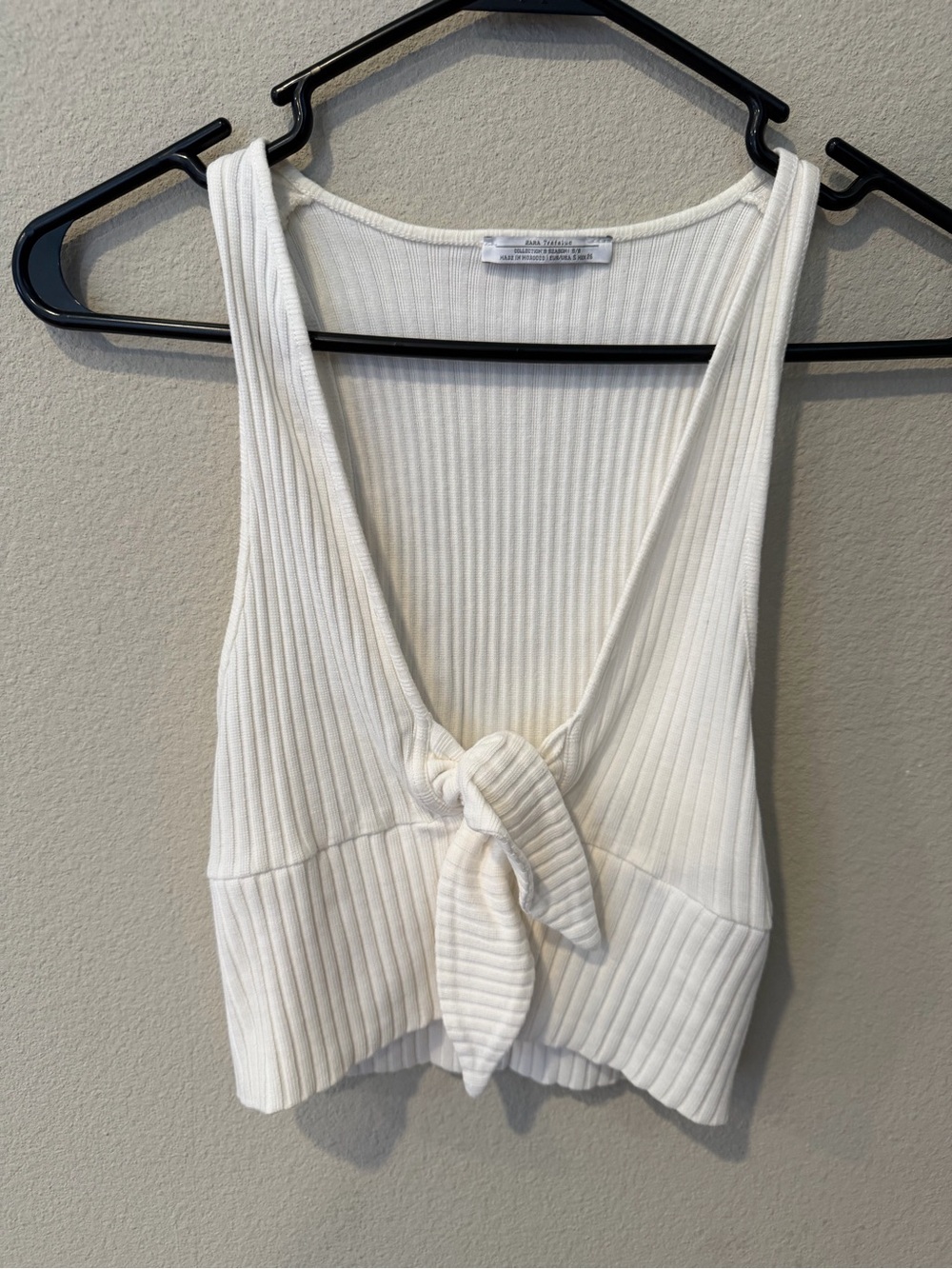 Zara front tie tank